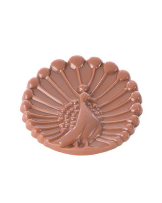 Caja Pavo: chocolate con leche sin azúcar